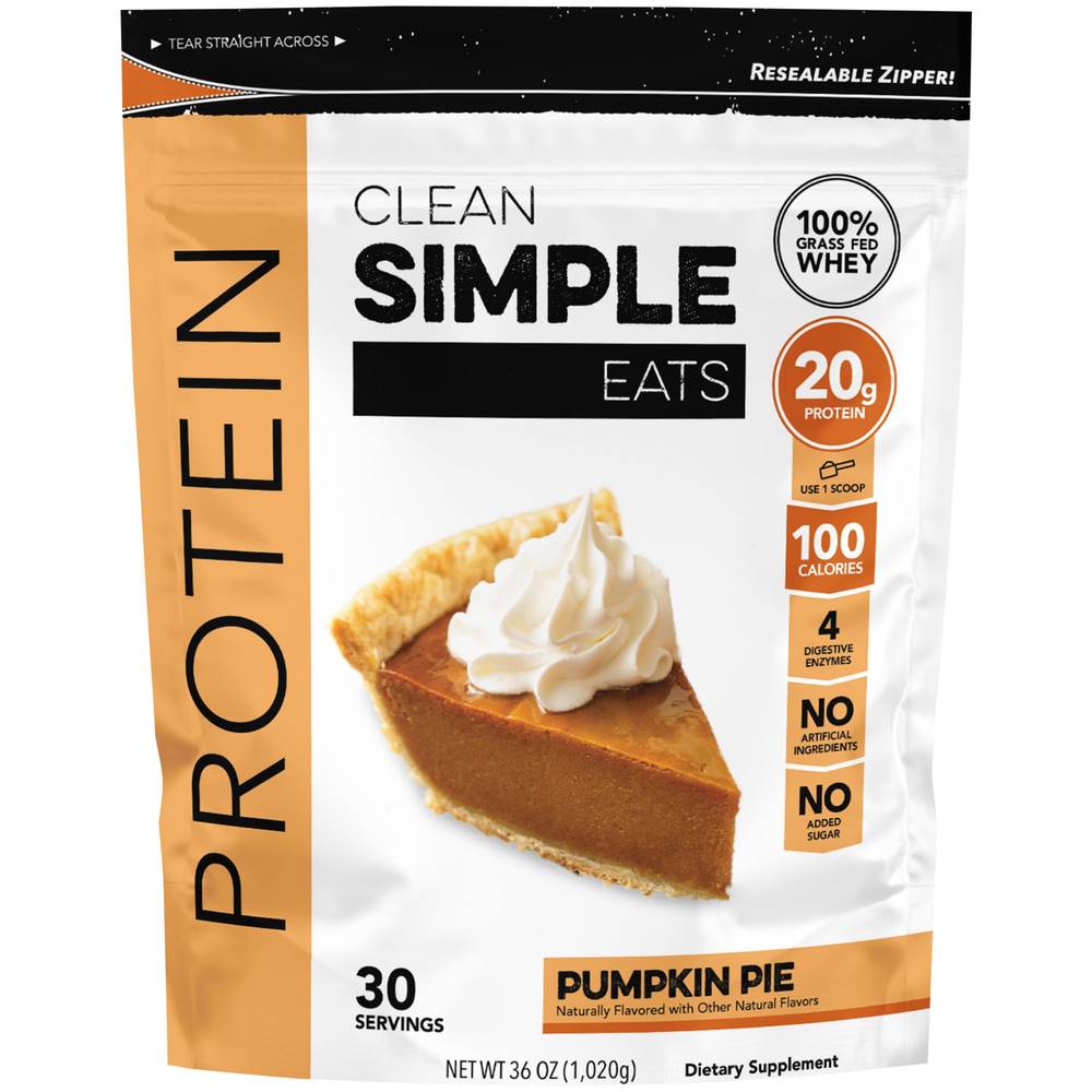 100% Grass Fed Whey Protein - Pumpkin Pie (36 Oz. / 30 Servings)