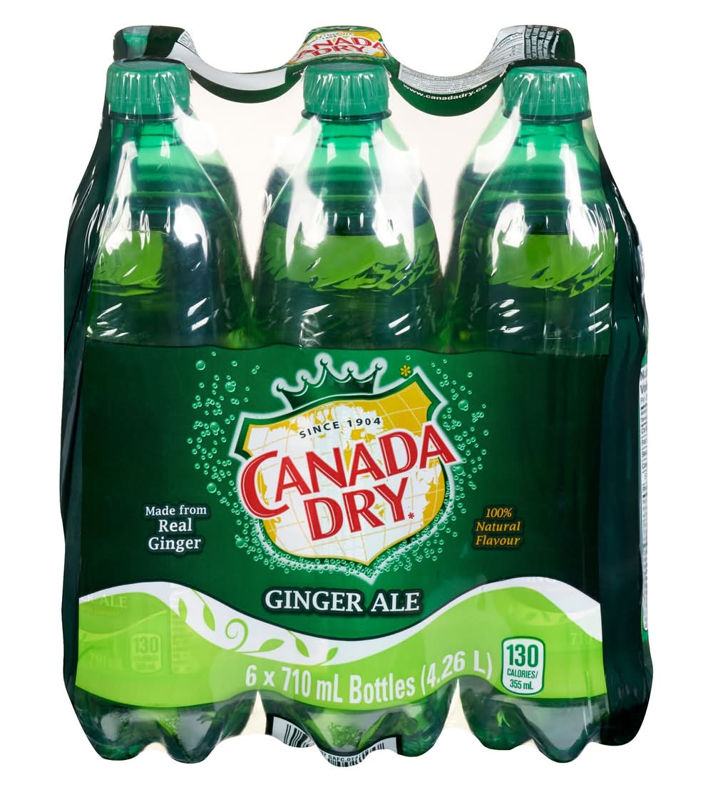 Canada Dry Ginger Ale Beer (6 x 710 ml)
