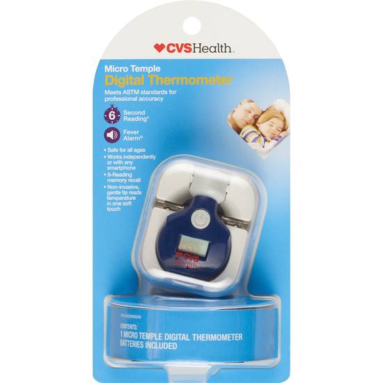 CVS Health Micro Temple Digital Thermometer