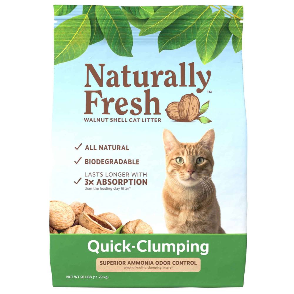 Naturally Fresh Clumping Walnut Cat Litter (14 lbs)