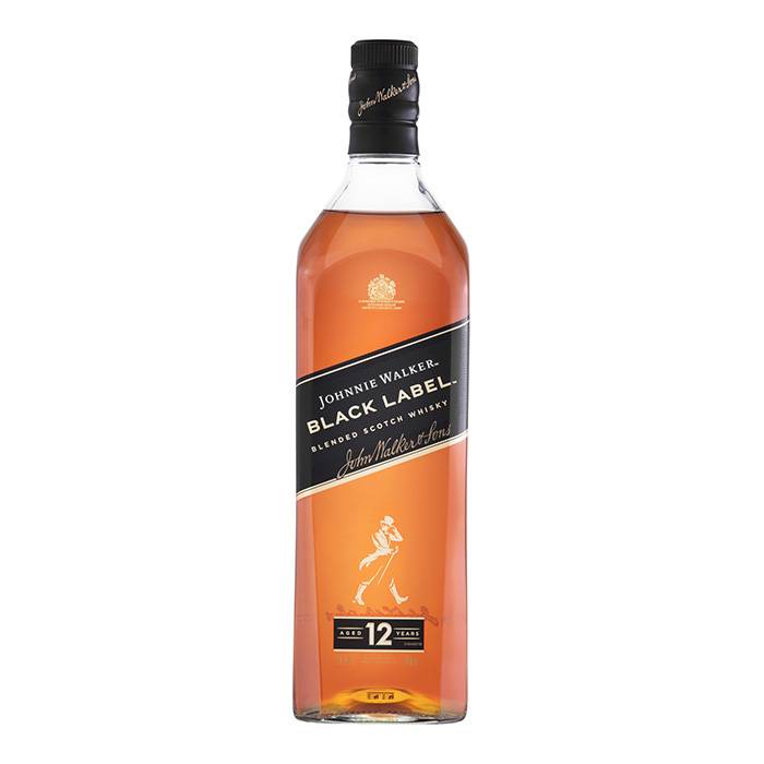 Whisky Johnnie Walker Black Label Blended Scotch 750 ml