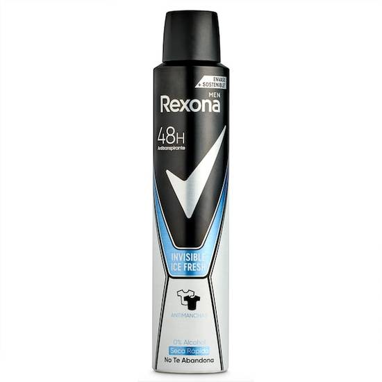 Desodorante invisible ice fresh Rexona spray 200 ml