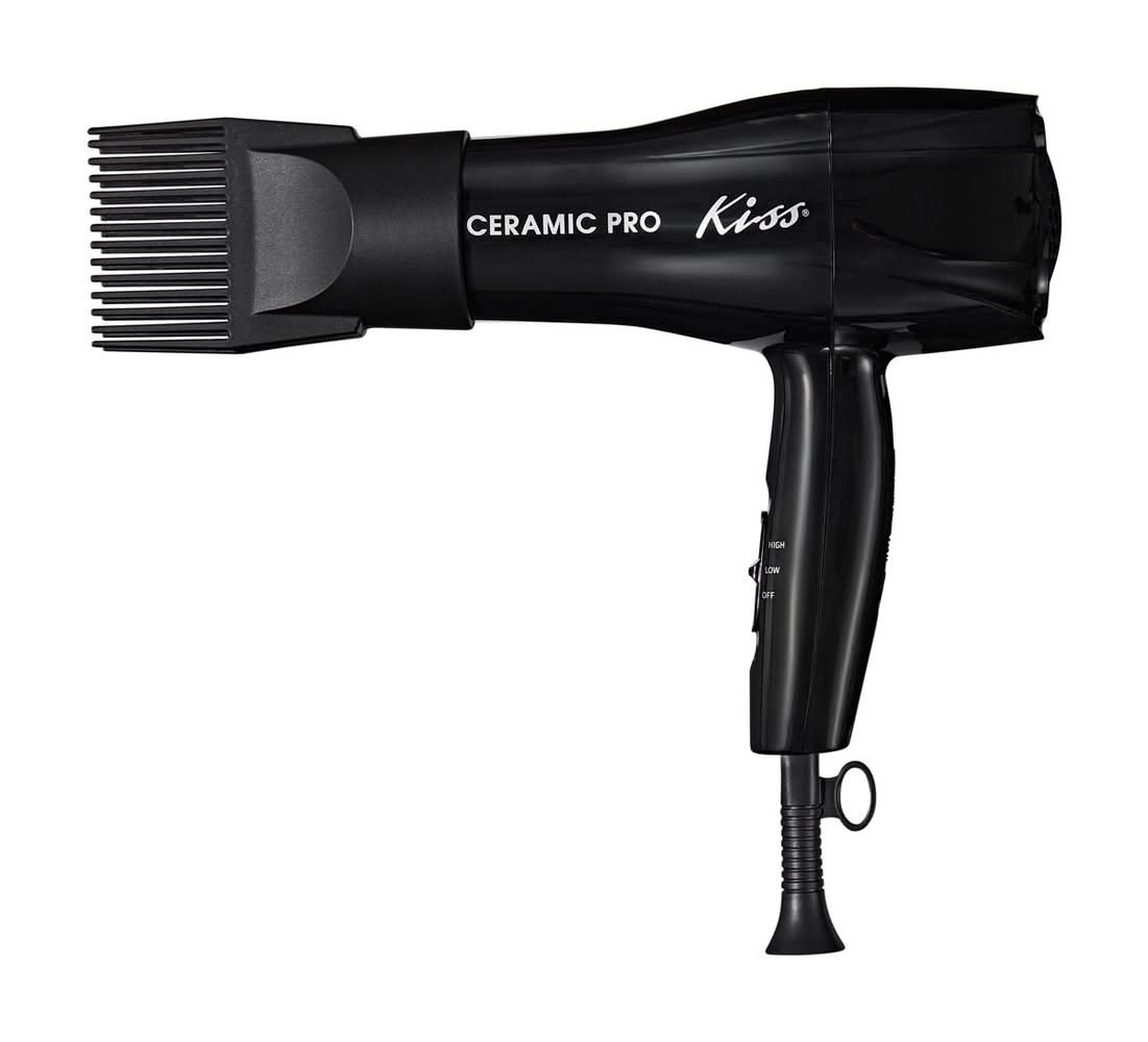 KISS Mid-Size Ceramic Pro Hair Dryer, Assorted