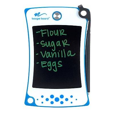 Boogie Board Jot E-Writer Smart Lcd Writing Notepad, Blue-White