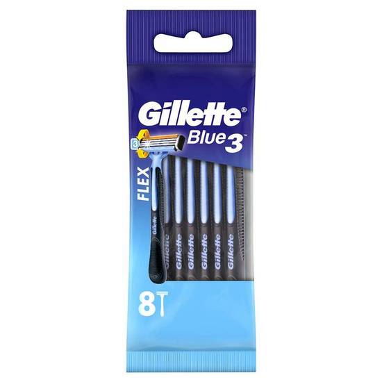 Gillette Blue 3 Disposable Shaving Razor 8pk