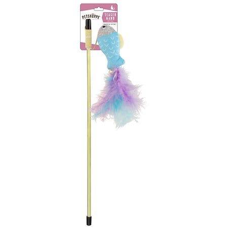 PetShoppe Teased Wand Fish Cat Toy