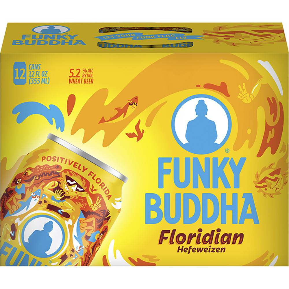 Funky Buddha Floridian Domestic Hefeweizen Beer (12 x 12 fl oz)