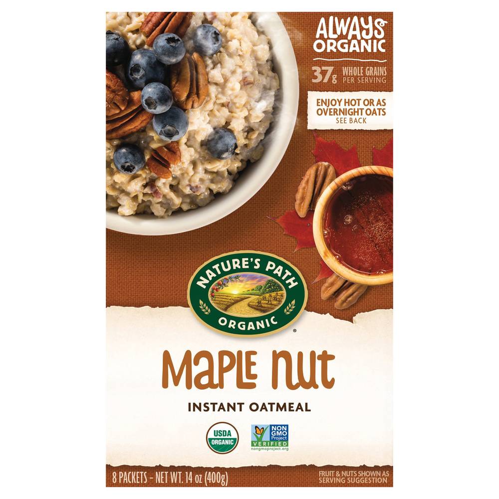 Nature's Path Organic Maple Nut Instant Oatmeal (14 oz)