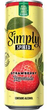 Simply  Spiked Strawberry Lemonade 24oz Can