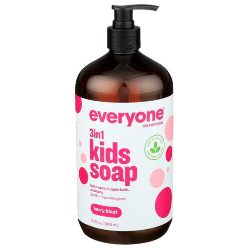 Everyone Berry Blast 3 In 1 Kids Soap