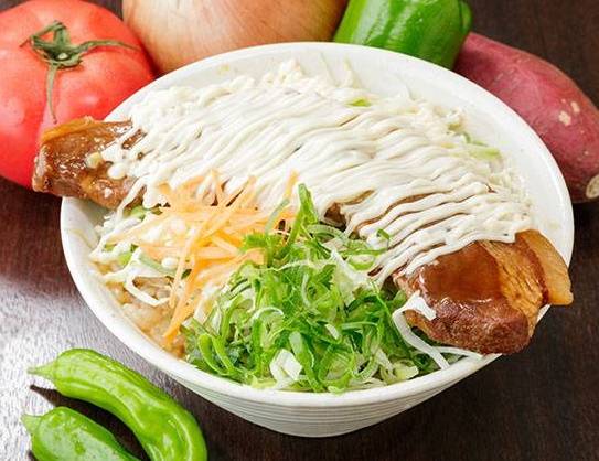 【キャベマヨ】おふくろの角煮丼