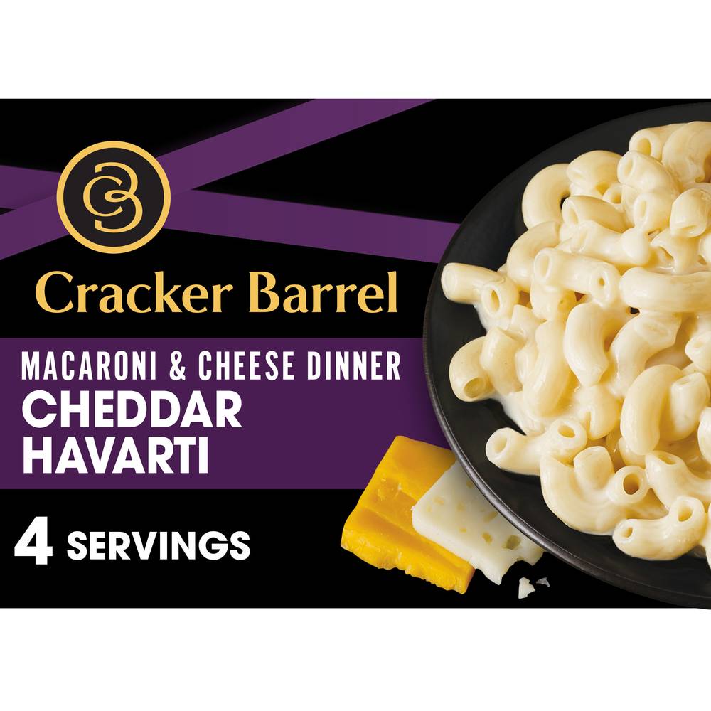 Cracker Barrel Cheddar Havarti Macaroni & Cheese Dinner (14 oz)