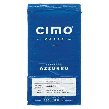 Cimo café espresso azzurro de caffe cimo (250 g) - espresso azzurro coffee (250 g)