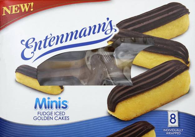 Entenmann's Mini Fudge Iced Golden Cakes (8 ct)