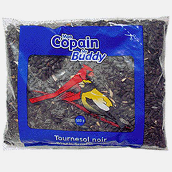 Mon Copain My Buddy Black Sunflower Bird Seeds (500g/450g)