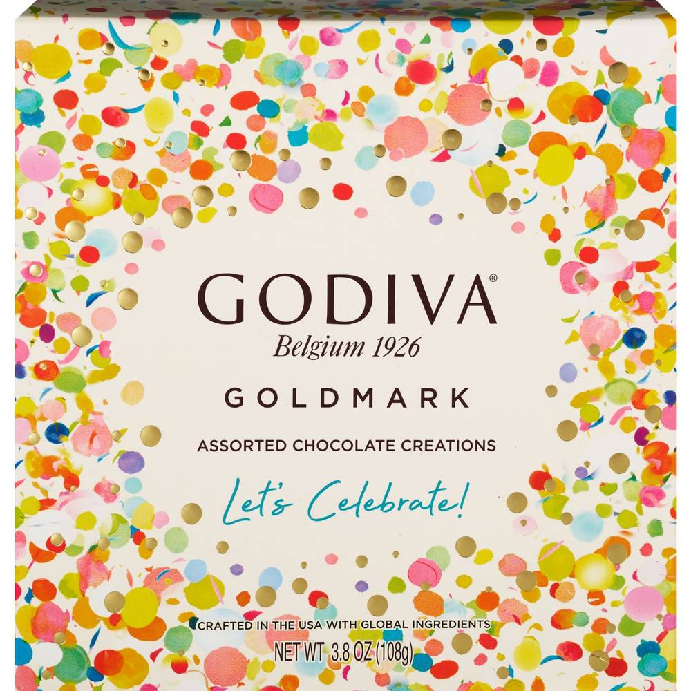 Godiva Classic Gold Collection Chocolate Gift Box, Assorted Flavor, 9 Ct, 4 Oz