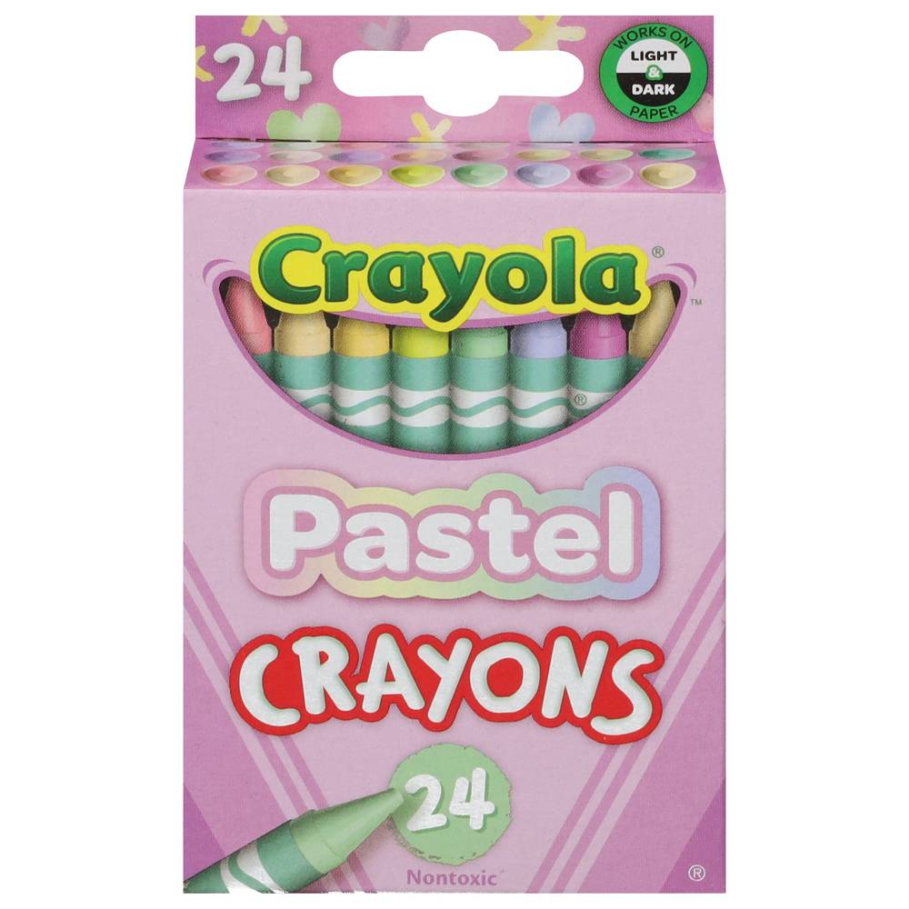 Crayola Nontoxic Pastel Crayons