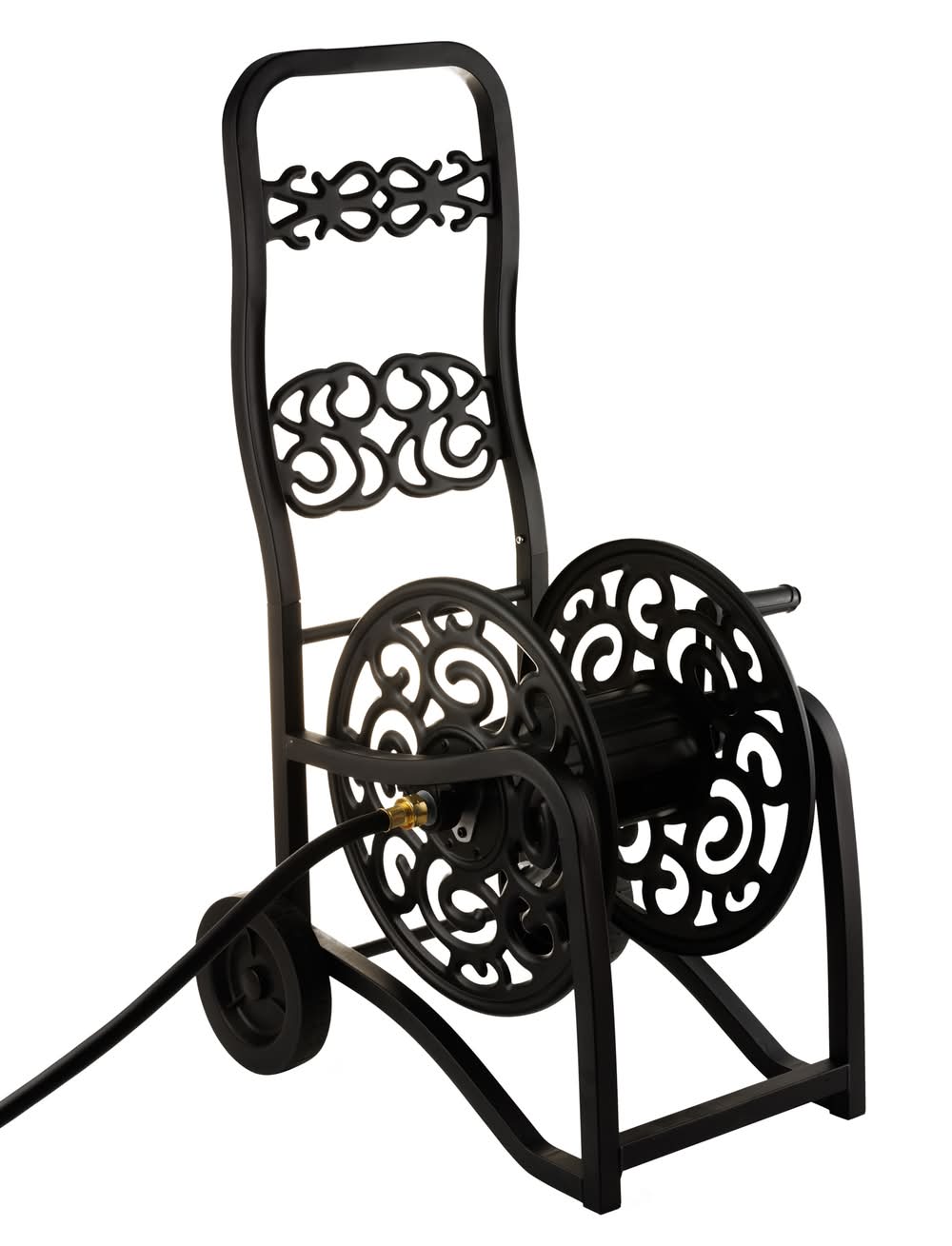 Style Selections Steel Cart Hose Reel - Thumbnail 3
