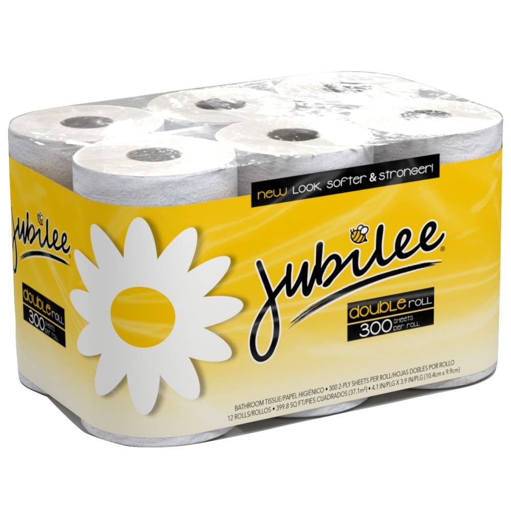 Jubilee Toilet Paper Rolls (12 mega rolls)