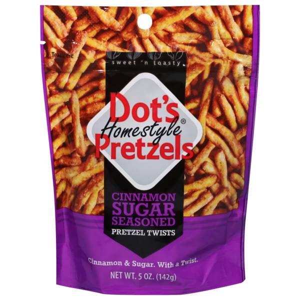 Dot's Cinnamon Sugar Seasoned Homestyle Pretzels 5oz