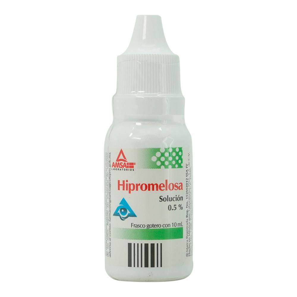 Amsa hipromelosa solución oftálmica 0.5% (10 ml)