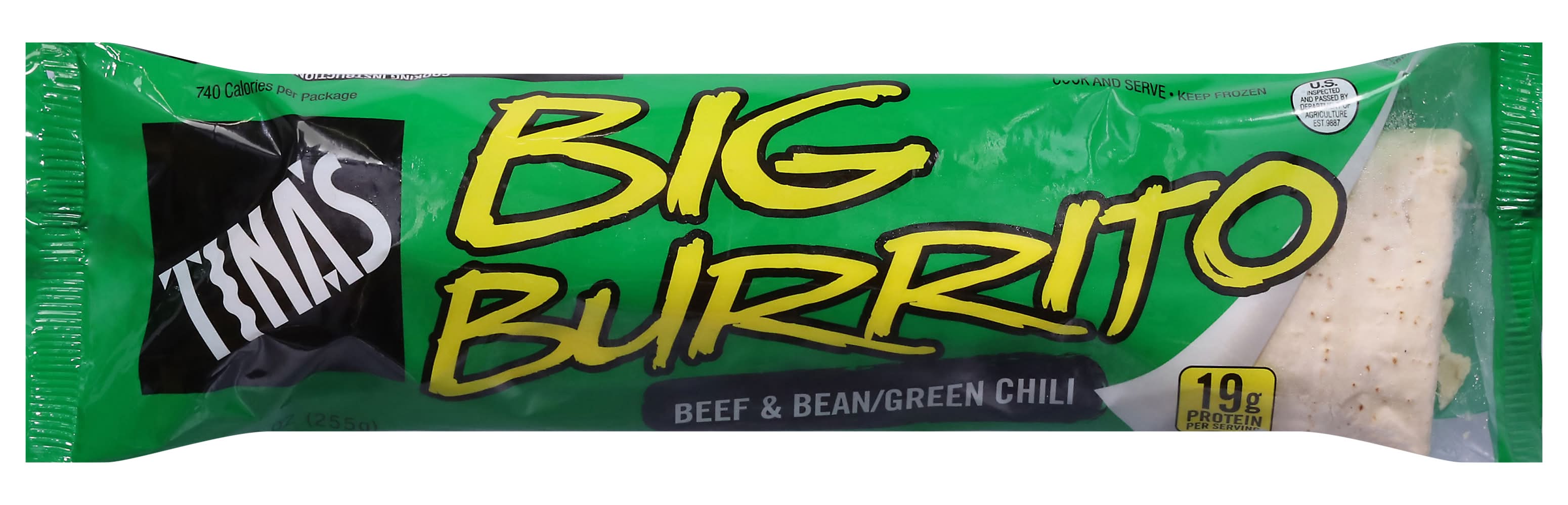 Tina's Big Burrito Beef and Bean Green Chili (10 oz)