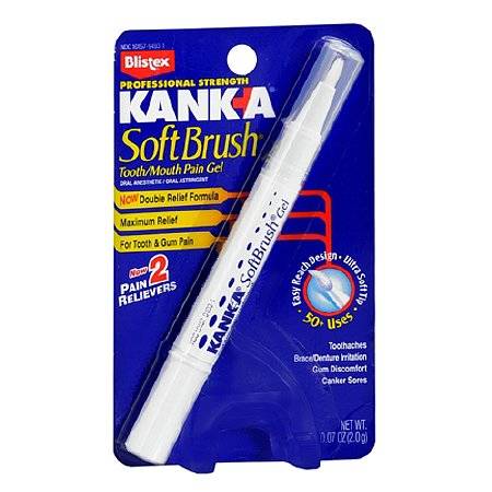 Kanka Soft Brush Tooth/Mouth Pain Gel Oral Anesthetic/Oral Astringent