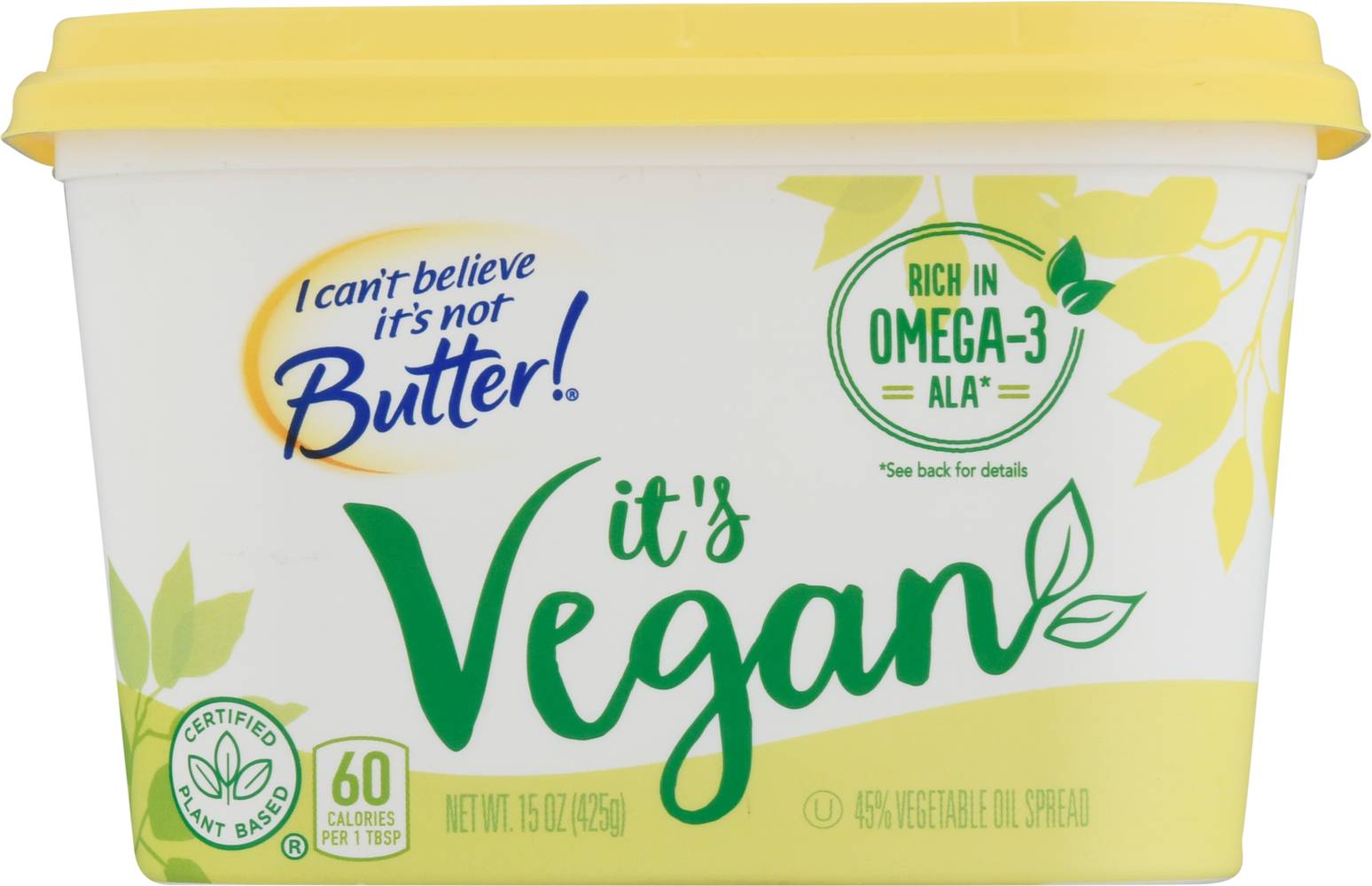 I Can't Believe It's Not Butter! Vegetable Oil Spread