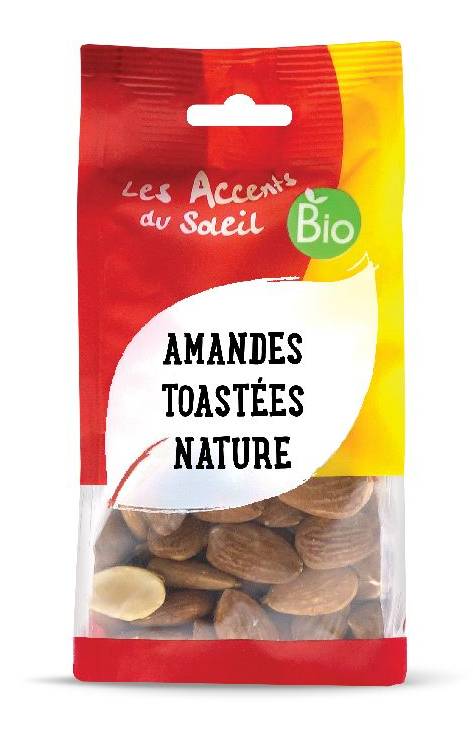 Les Accents du Soleil - Amandes grillées nature bio (125g)