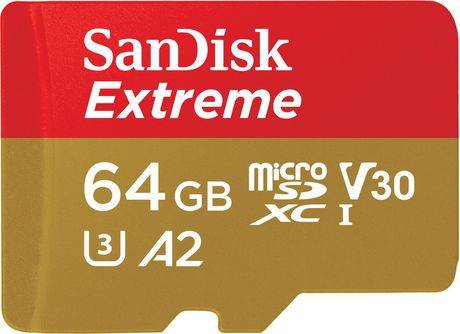 Sandisk Extreme Microsdxc Memory Card 64 Gb (1 unit)