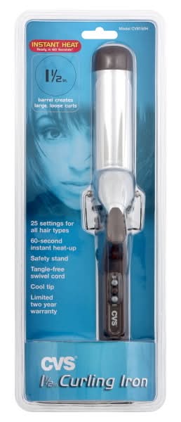 CVS Pharmacy Instant Heat Curling Iron, 1 1/2 Inch