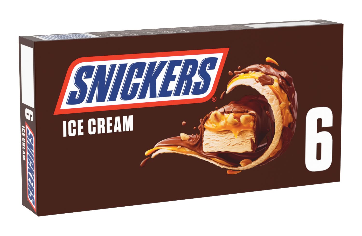 Snickers - Barres de crème glacée (6 x 45,6g)