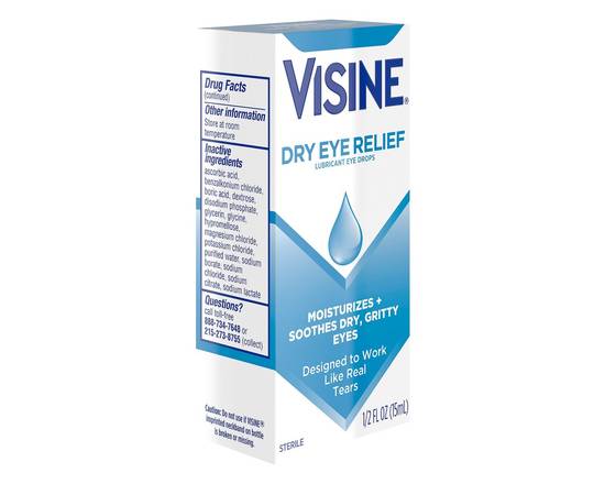 Visine · Dry Eye Relief Eye Drops (0.5 fl oz)