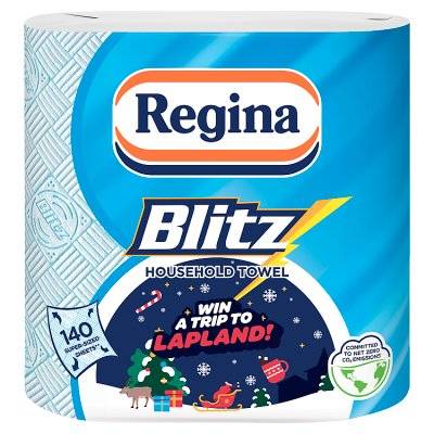 Regina Blitz 3 Ply Towels (2x70 sheets)