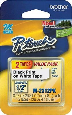 Brother M-2312Pk Label Maker Tapes (2 ct)