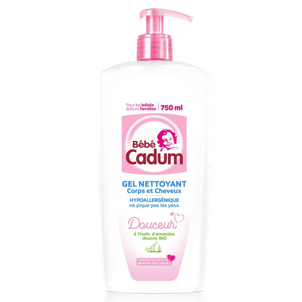 Cadum - Bébé douche amande flacon pompe (750ml)