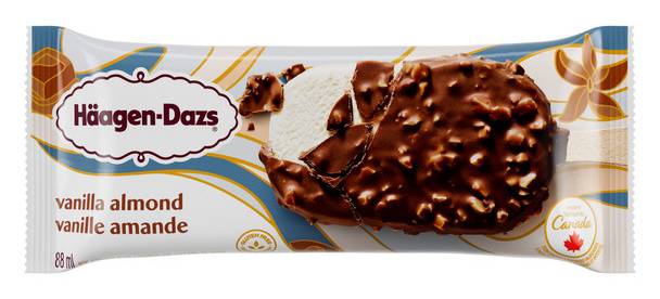 Häagen-Dazs Ice Cream Bar, Vanilla - Almond (88 ml)