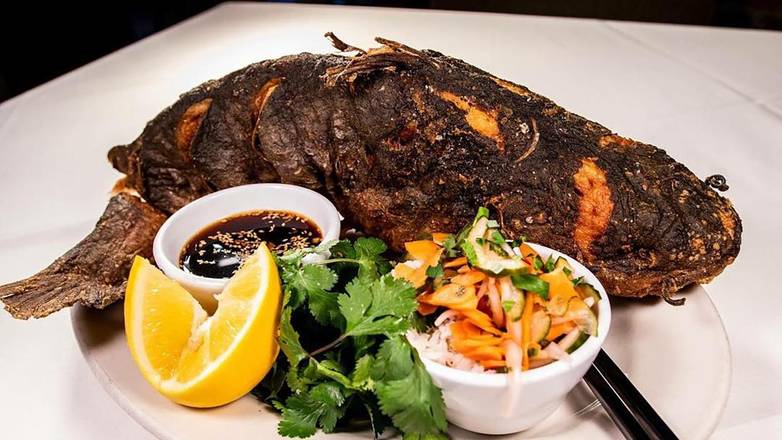 Whole Ginger Fried Lousiana Catfish