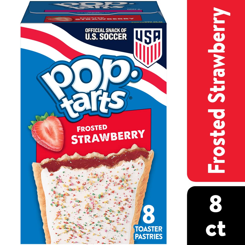 Pop-Tarts Frosted Toaster Pastries, Strawberry (13.5 oz, 8 ct)