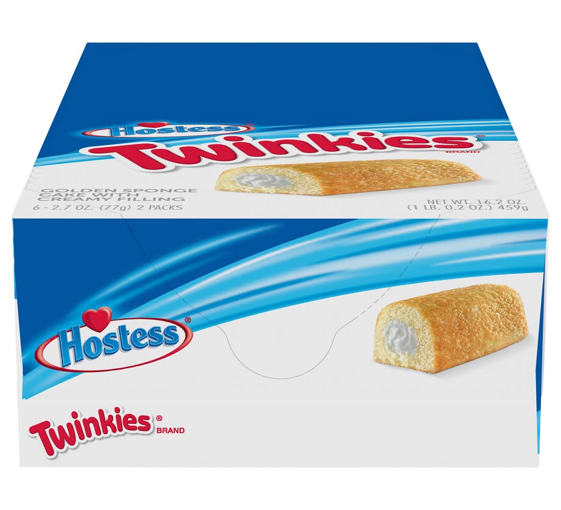 Twinkies Golden Sponge Cakes, Golden (2.7 oz, 2 ct)