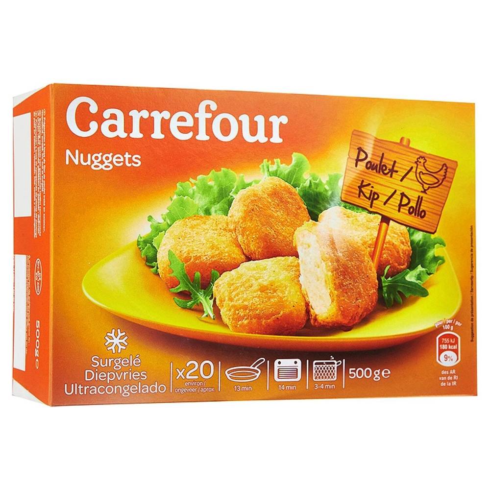 Nuggets de poulet CARREFOUR - la boite de 500g