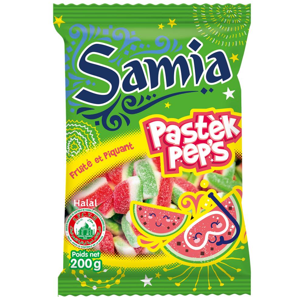 Samia - Bonbons à la gelée de pastèque halal