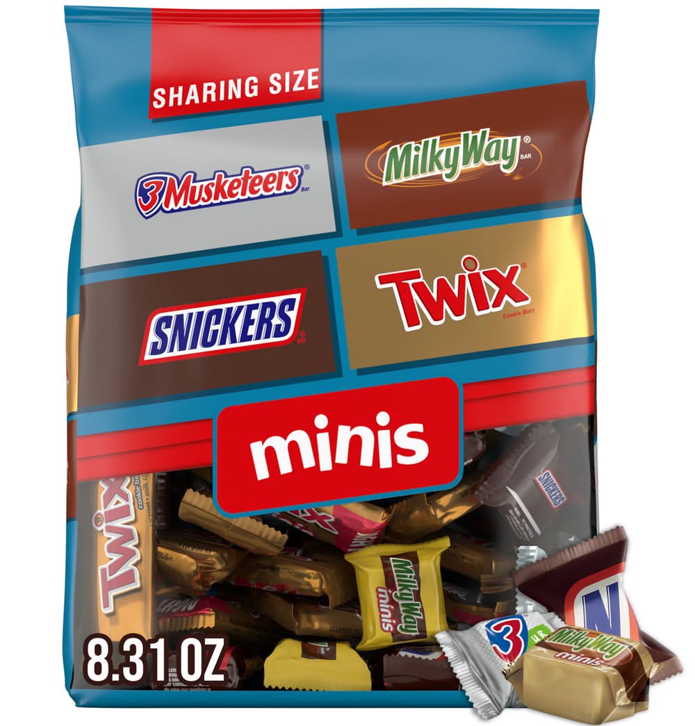 Mixed SNICKERS, TWIX & More Minis Chocolate Candy Bars