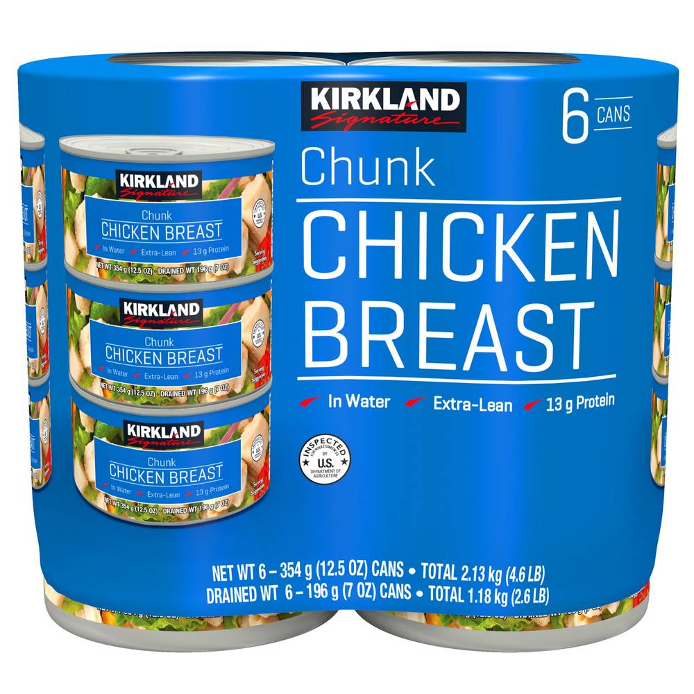 Kirkland Signature, Chicken Breast, 12.5 oz, 6-Count