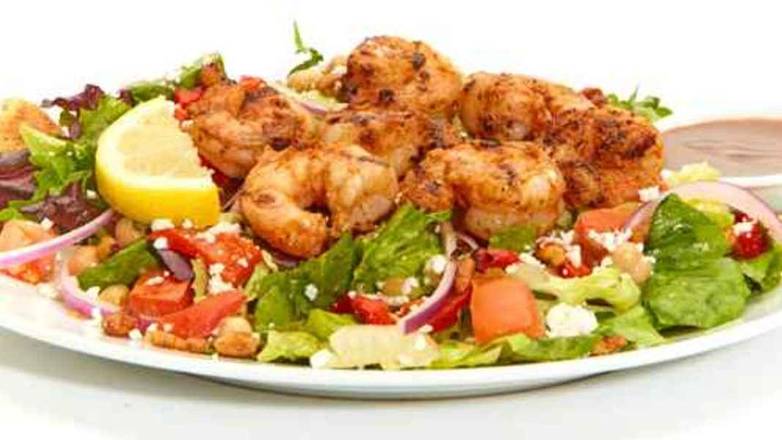 MEDITERRANEAN SALAD w/ GRILLED SHRIMP