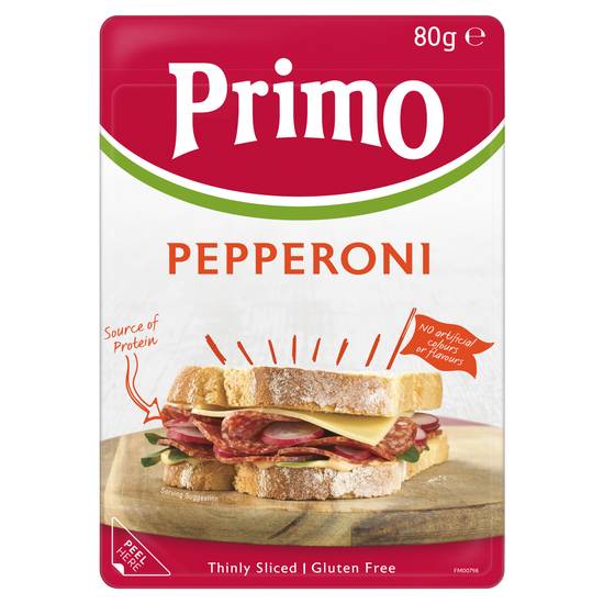Primo Pepperoni Hot Salami 80g