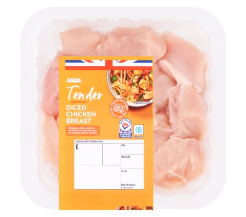 ASDA Tender Diced Chicken Breast (400g)
