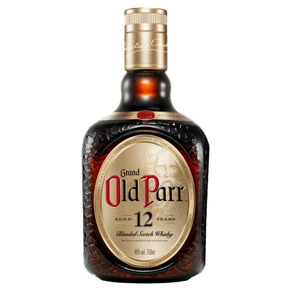 Grand old parr blended scoth whisky aged 12 years (750 ml)