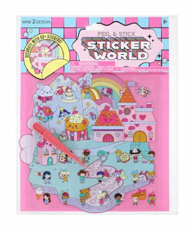 Peel & Stick Sticker World Set