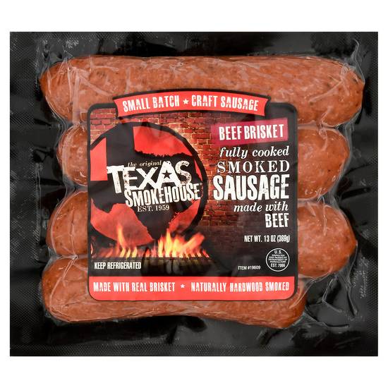 Texas Smokehouse Beef Brisket Smoked Sausage (beef)